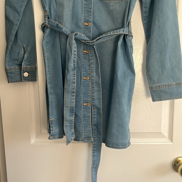 Sanctuary Denim dress or jacket with belt medium blue - Picture 3 of 5